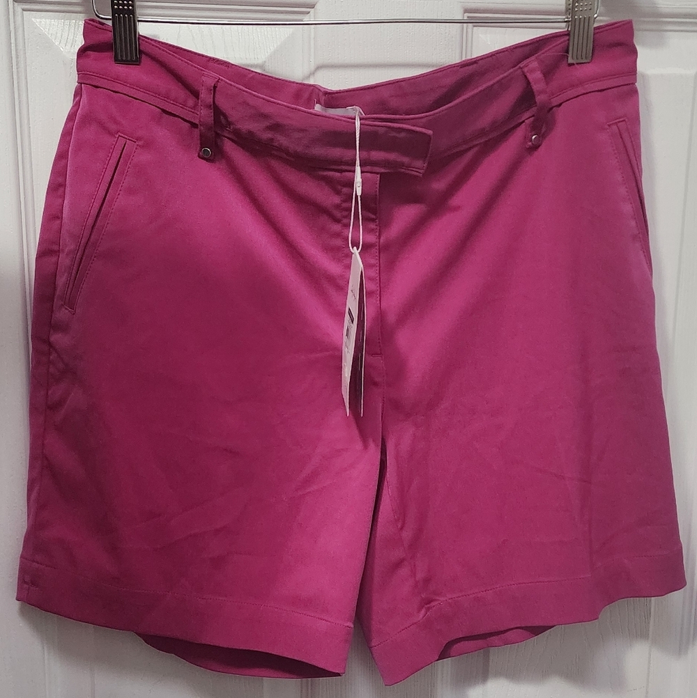 Lady Hagen Bright Fuchsia Bermuda Shorts